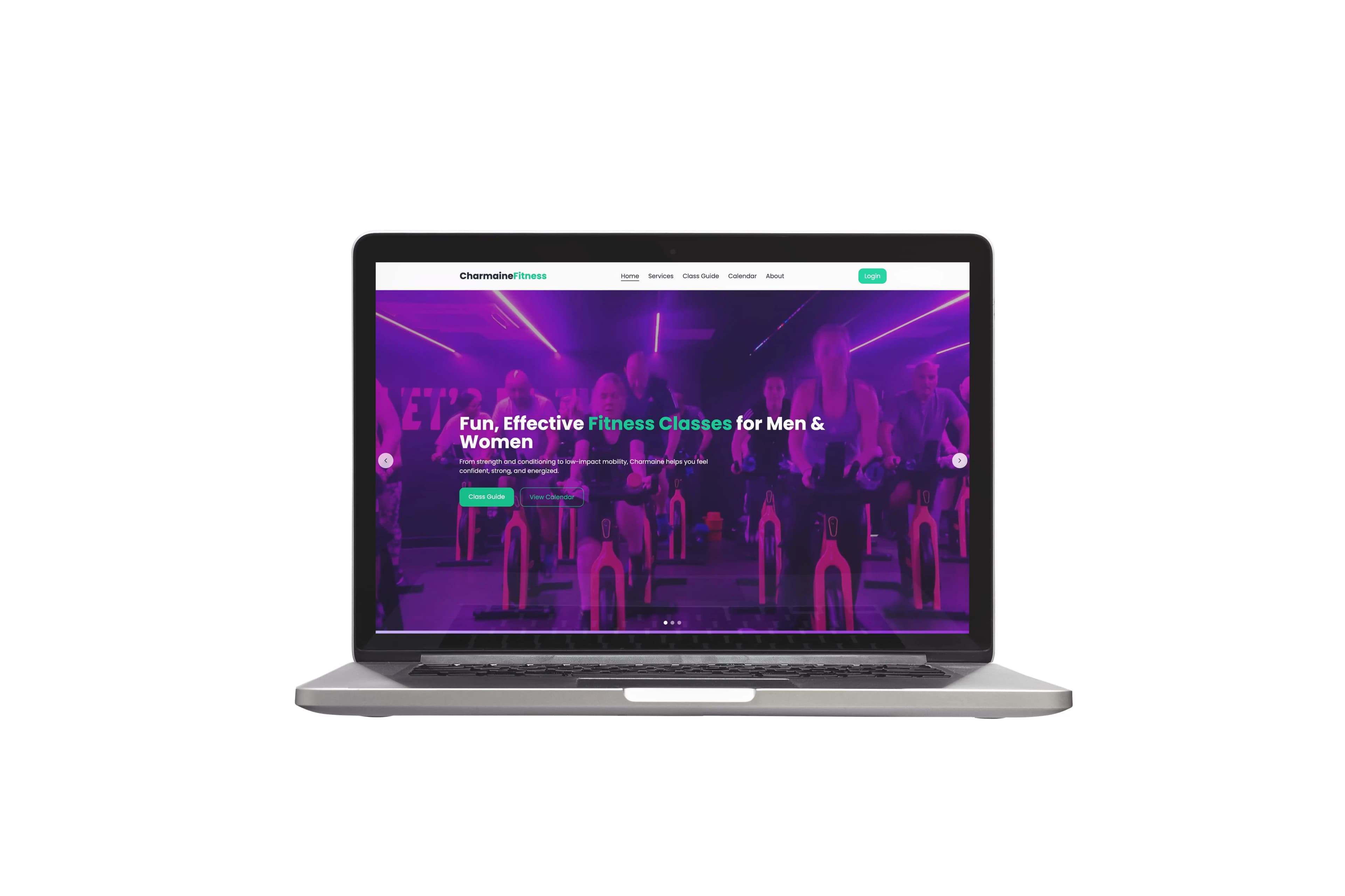 Charmaine Fitness website