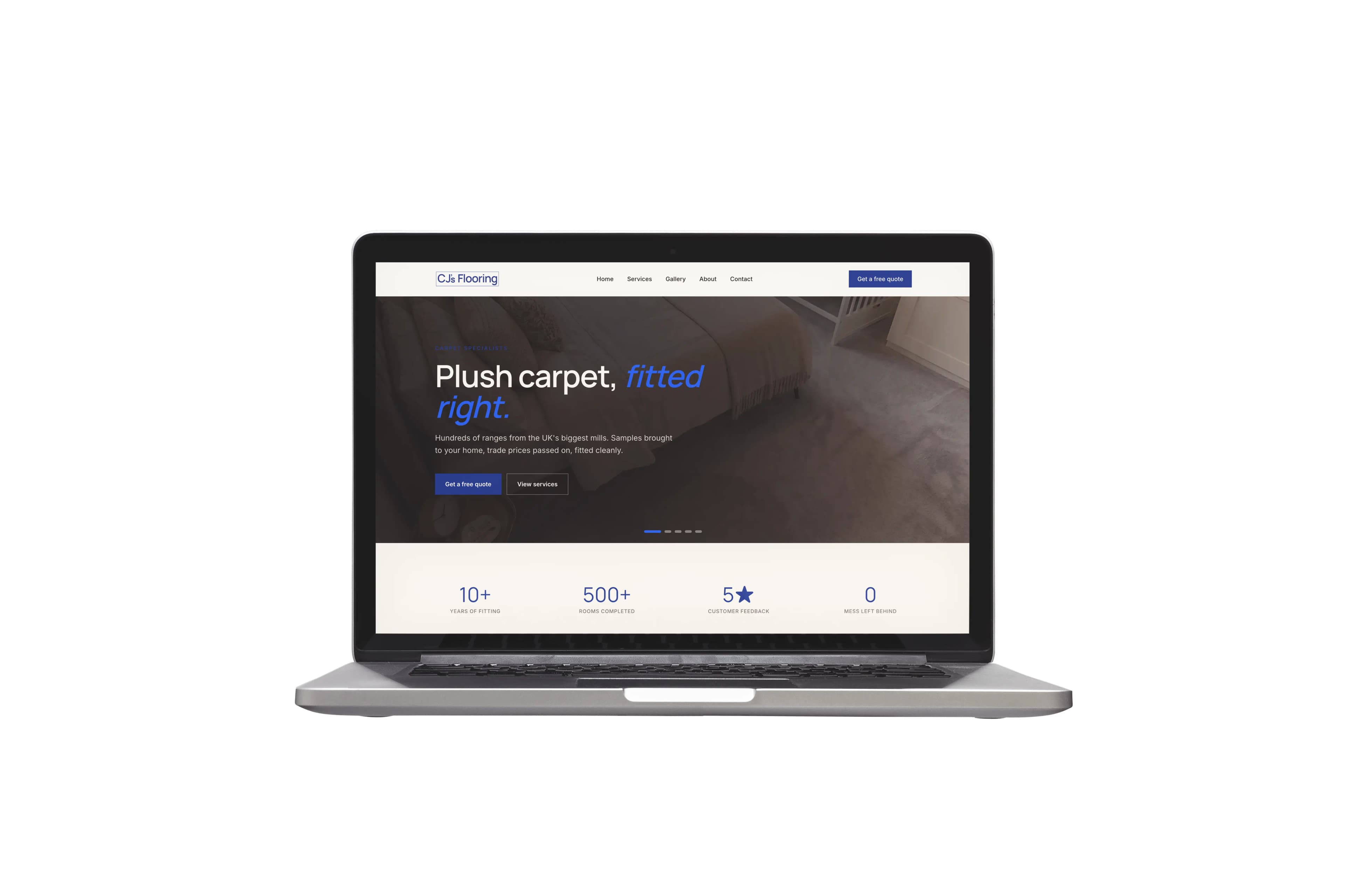 CJS Flooring website