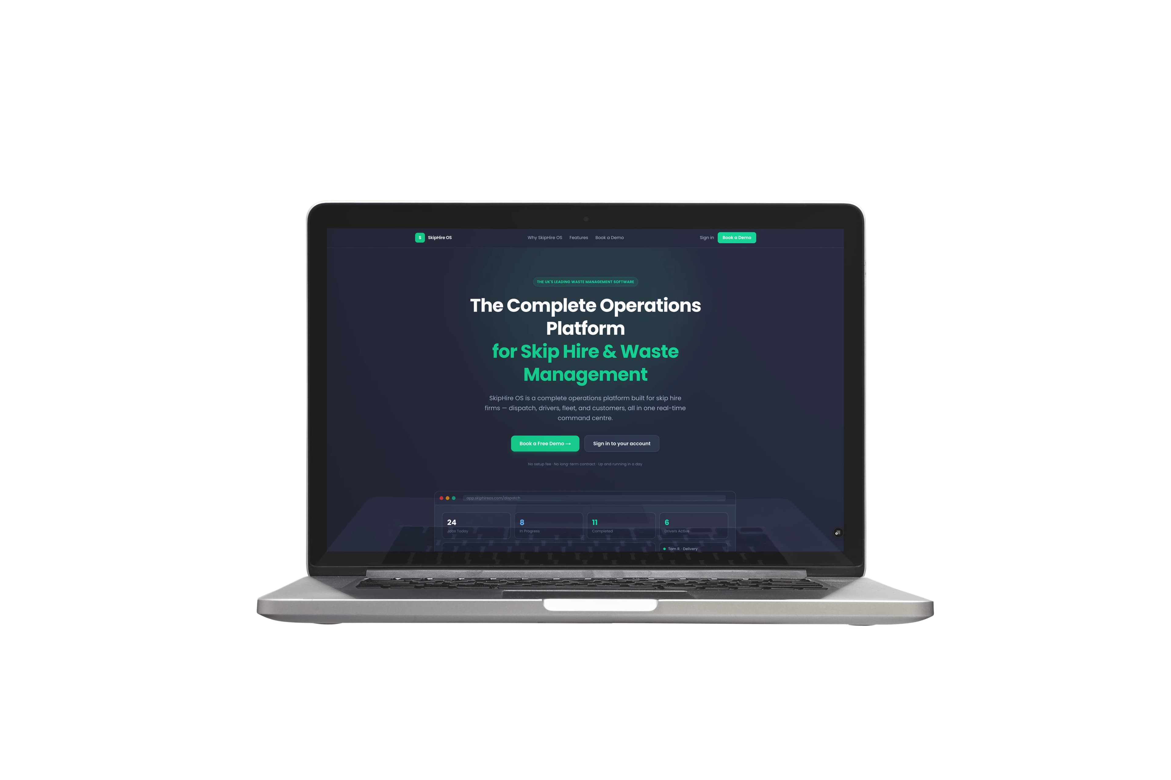 Skip Hire OS website